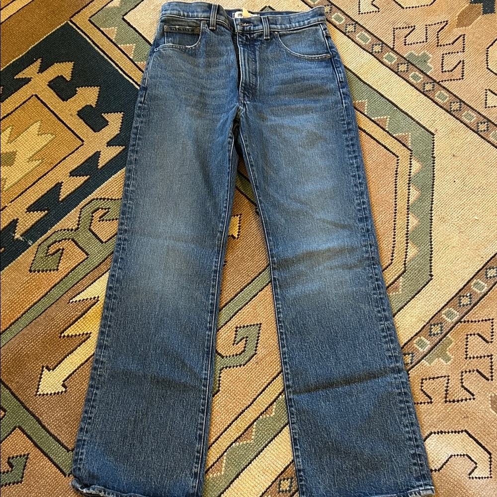 Madewell Women's Bootcut Jeans in Medium Blue Denim